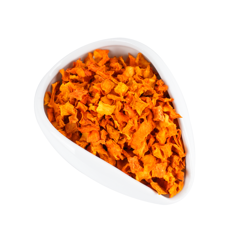 Cube de citrouille déshydraté